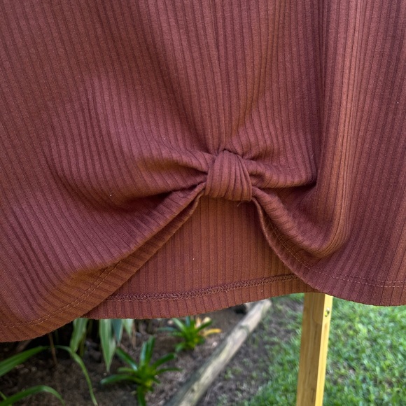 Aralyn Long Sleeve Top Brown - Princess Polly - Picture 4 of 5